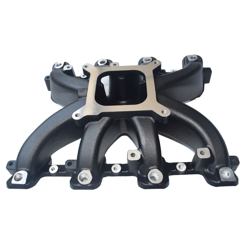 Cathedral Port Single Plane EFI Intake Manifold w/ Fuel Rails Fit For GM LS1/LS2/LS6 - Machter