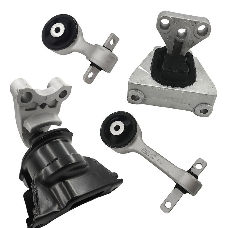 4 Pcs Engine Mount Left+Right+Upper+Lower Fit For Honda Civic FD 1.8L 4Cyl R18A1 Engine 02/2006-01/2012 EMKIT-HD005 - Machter