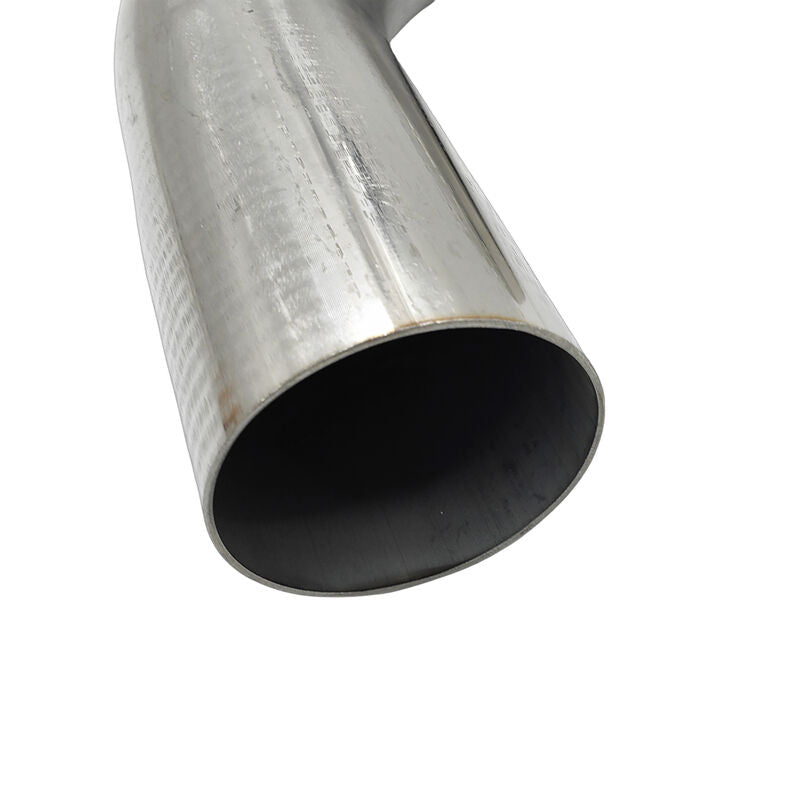 Exhaust Pipe Mandrel Bend 2.5" Inch 90 Degree 63mm Aluminised Mild Steel - Machter
