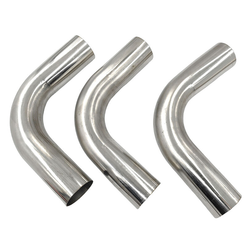 6 Pcs 3" Inch 76mm Exhaust Pipe Mandrel Bend Mild Steel 45 Degree & 90 Degree Bends EP-006 - Machter
