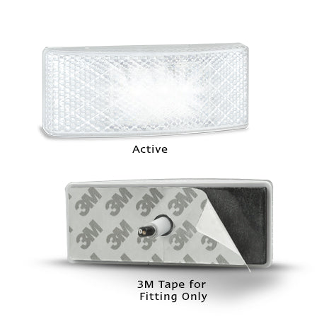 EU38 Series 3M Tape 12-24V Blister - LED AutoLamps Front-end outline marker with inbuilt reflector
