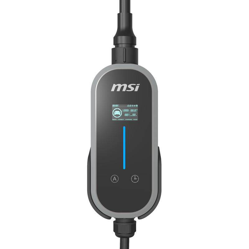 MSI Portable EV Charger Grey Ezgo 10A+15A+Home Kit Single Phase EVCHARGER-GREY - Machter