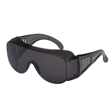 Large Smoke/Black Safety Over Spec Glasses - MAXISAFE | Universal Auto Spares