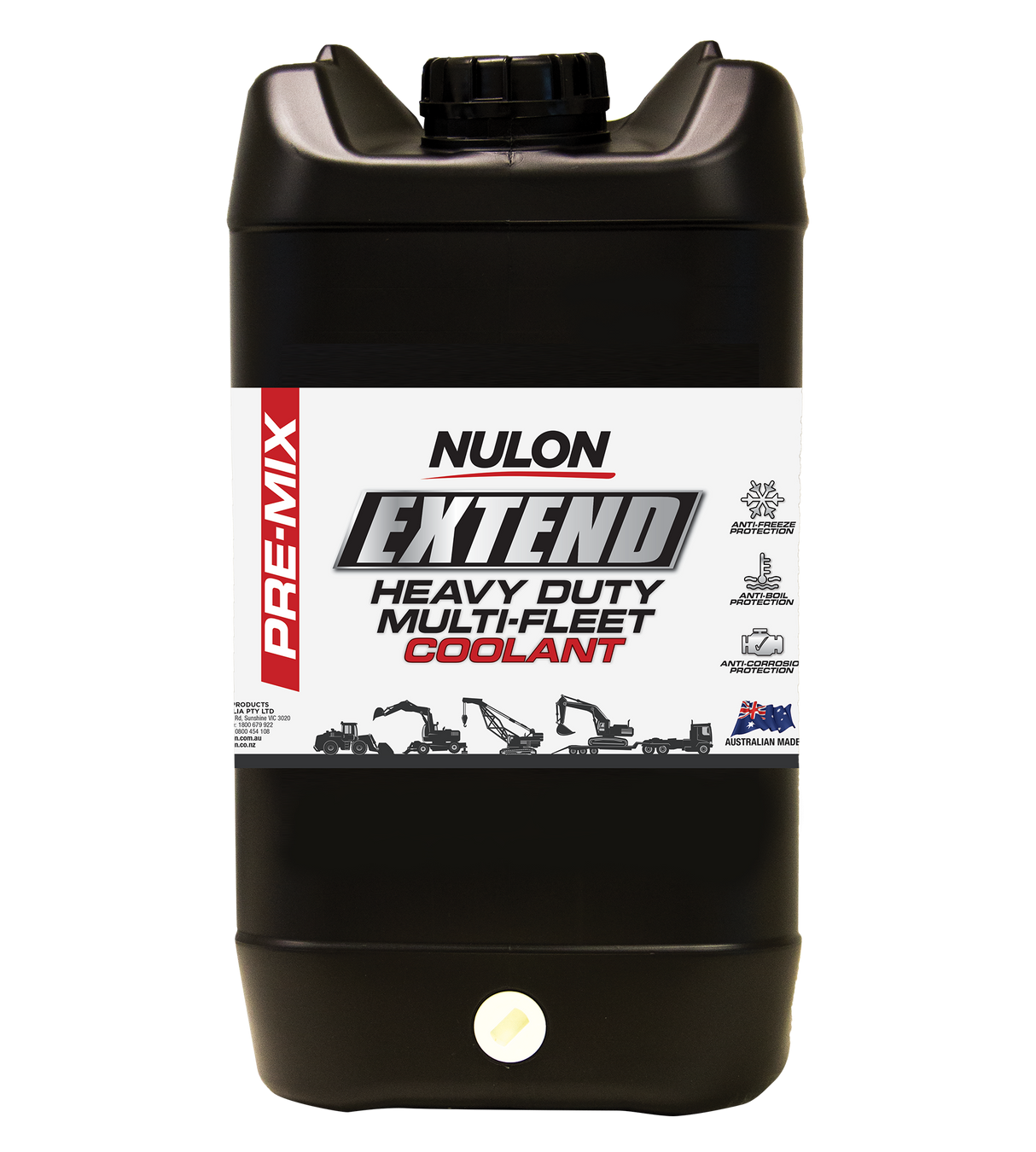 Extend Heavy Duty Multi-Fleet Pre-Mix Coolant 20L - Nulon