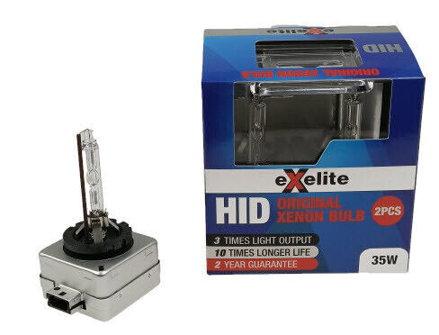 6000K D1S HID 35W Xenon Globes Twin Pack EXD1S - Exelite