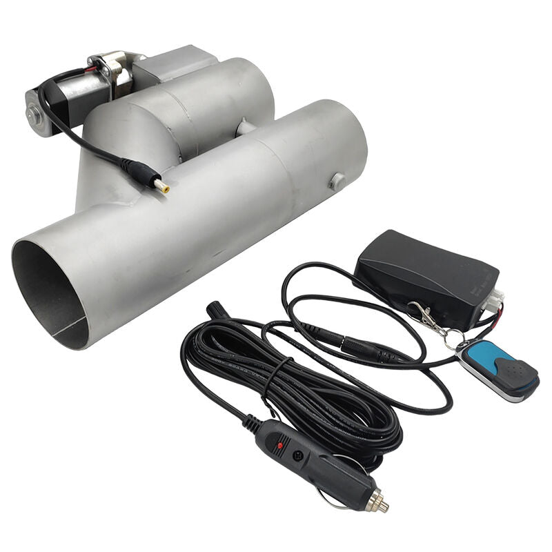 3 Inch Electric Exhaust Cut Off Dual Valve Y Pipe Dump Valve Set With Remote Control - Machter