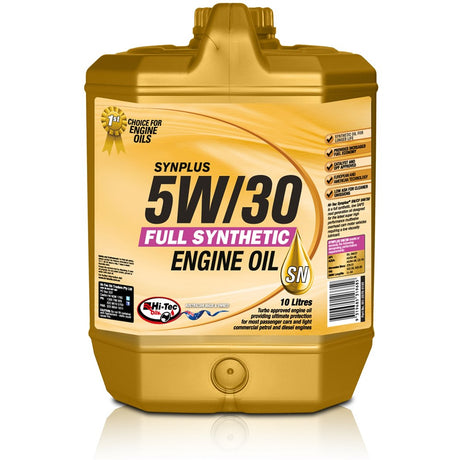 Synplus 5W/30 Full Synthetic SP - Hi-Tec Oils 10L