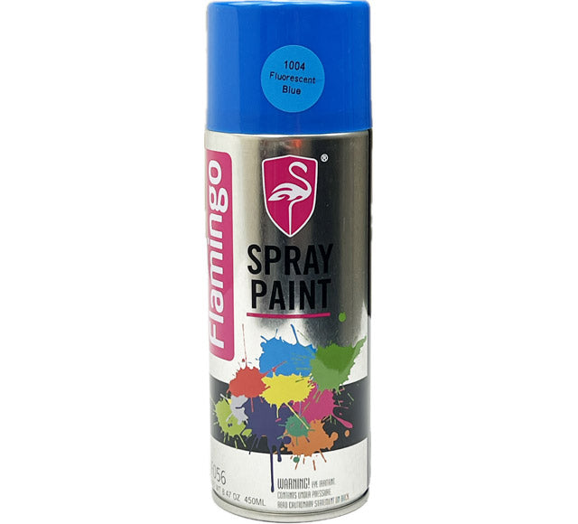Fluorescent Spray Paint 450mL - Flamingo Blue