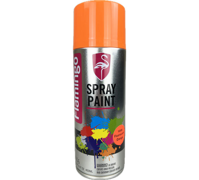 Fluorescent Spray Paint 450mL - Flamingo Orange