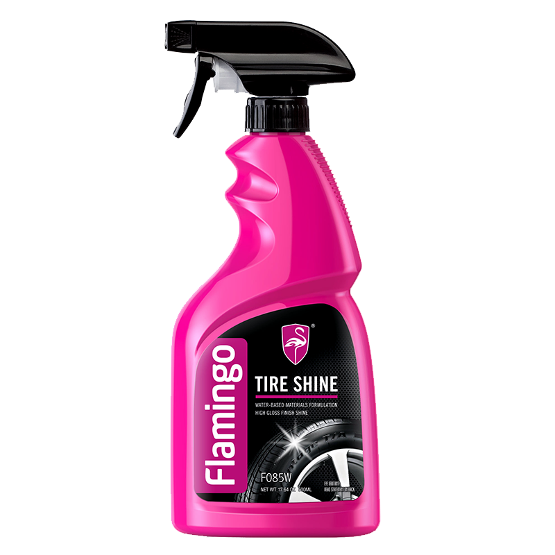 Tire Shine Water-Based Material High Gloss - Flamingo | Universal Auto Spares