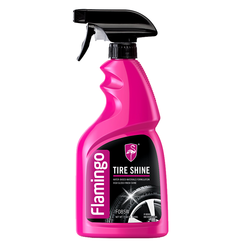 Tire Shine Water-Based Material High Gloss - Flamingo