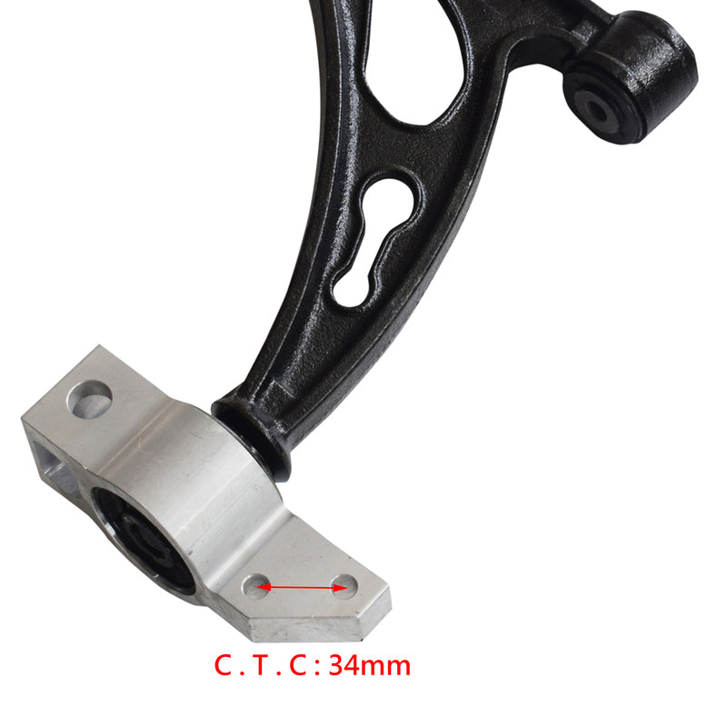 Control Arm Left Hand Side Front Lower Fit For Audi A3 & Volkswagen Golf MK5 Diesel Model Only 07/04-09/08 FCA-AU002L-34MM - Machter