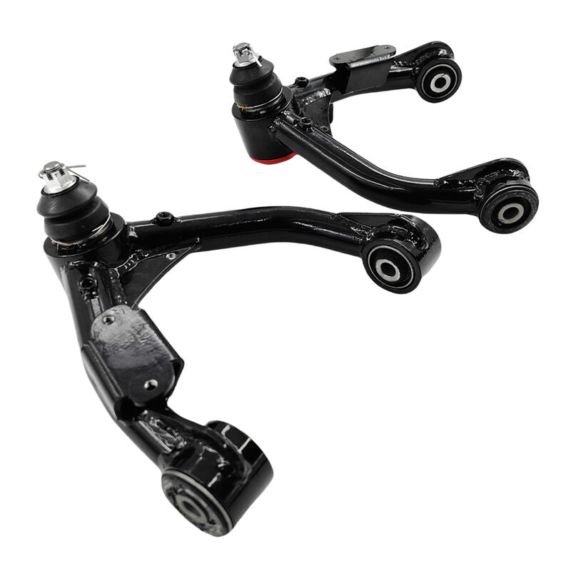 Pair Front Upper Control Arms Left & Right Hand Side Fit For Mitsubishi Triton ML MN MQ MR Pajero Sport QE QF Challenger PB PC 2005-2023 FCA-UCA002-BLK-NEW - Machter