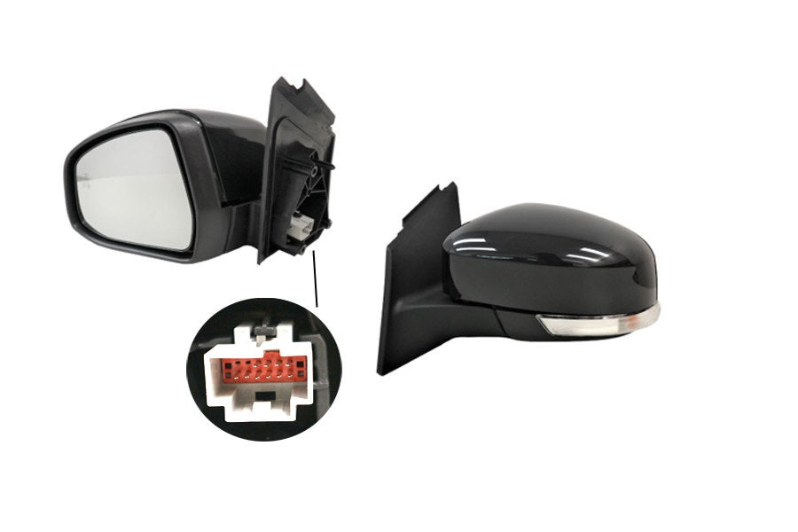 Door Mirror (LHS, Heated, Puddle Light, Folding, Blind Spot) Ford Focus LW/LZ 2011 - 2018 FDFO - DOM - 151L - Sterling Parts - Exterior Mirrors - Sterling Parts