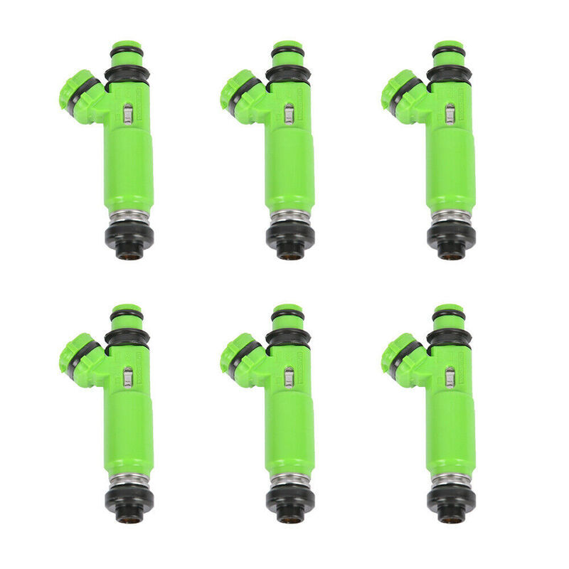 6 x Fuel Injectors Fit For Mitsubishi Triton MK 6G72 3.0L V6 1998-2006 Challenger 195500-3170 - Machter