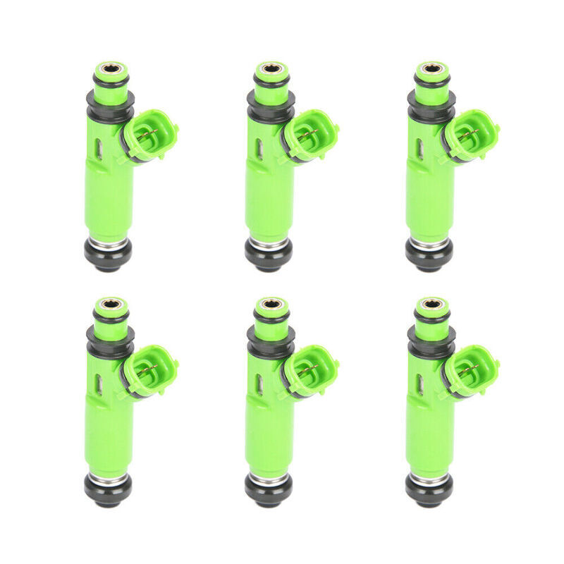 6 x Fuel Injectors Fit For Mitsubishi Triton MK 6G72 3.0L V6 1998-2006 Challenger 195500-3170 - Machter