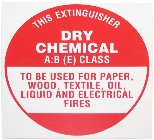 Location Sign for Fire Extinguisher Dry Chemical - AUTOKING
