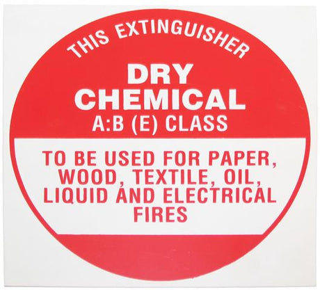 Location Sign for Fire Extinguisher Dry Chemical - AUTOKING