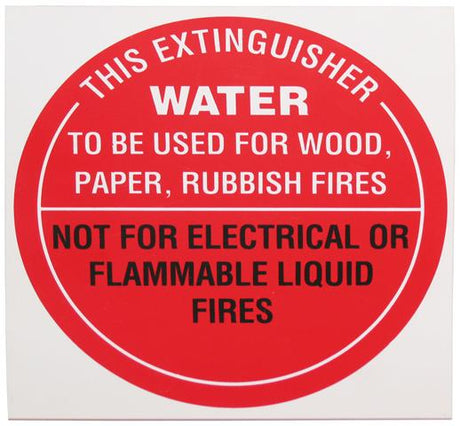 Location Sign for Fire Extinguisher & Water - AUTOKING