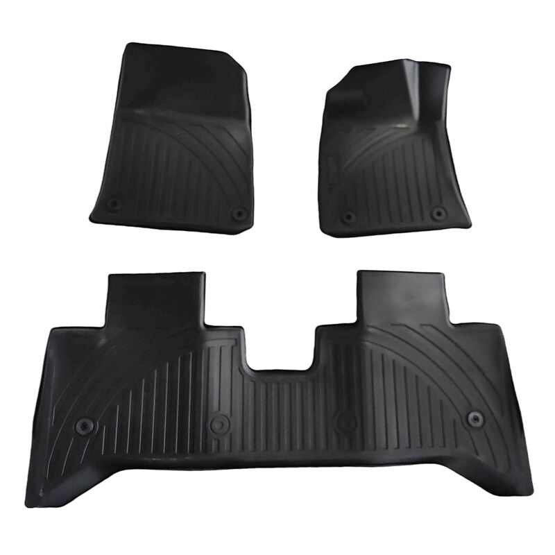 TPE Floor Mats With Carpet 2-Layer Black Fit For BYD Shark 6 4WD CVT 2024-ON FMAT-BYD001 - Machter