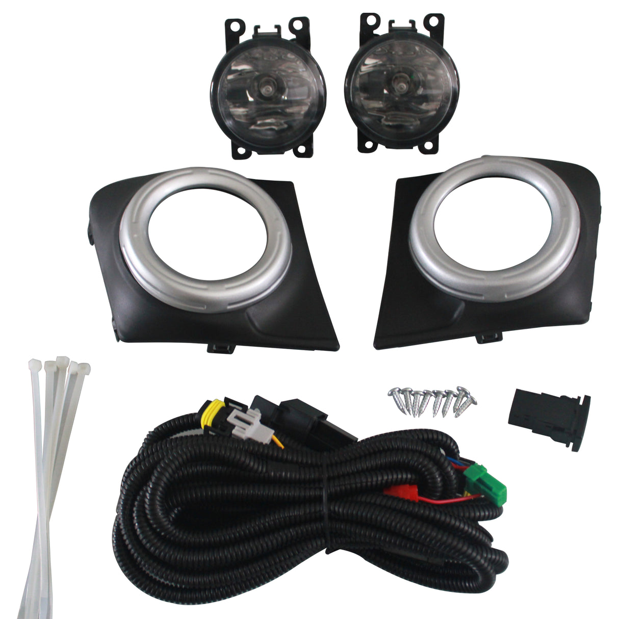 Set Of Fog Light With Free Bulb Fit For Mitsubishi Triton MQ 2015-2018 FOGL-MB001 - Machter