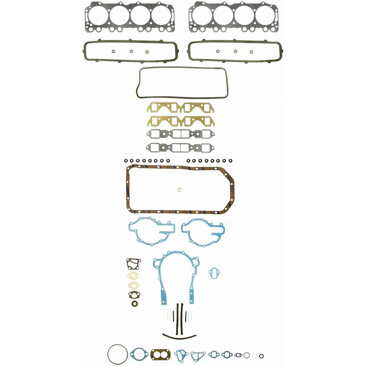 Full Gasket Set Buick 364 - 401 - 425 FPFS7922PT1 - Fel - Pro - Full Gasket Sets - Fel - Pro