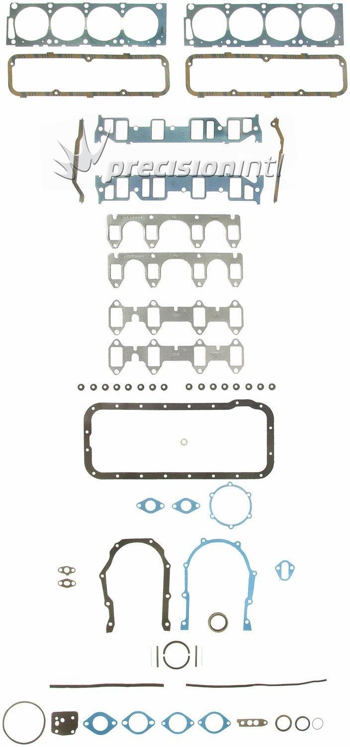 Full Gasket Set Suits Ford 332 - 352 - 390 - 410 - 428 V8 Various FPFS8554PT - Fel - Pro - Full Gasket Sets - Fel - Pro