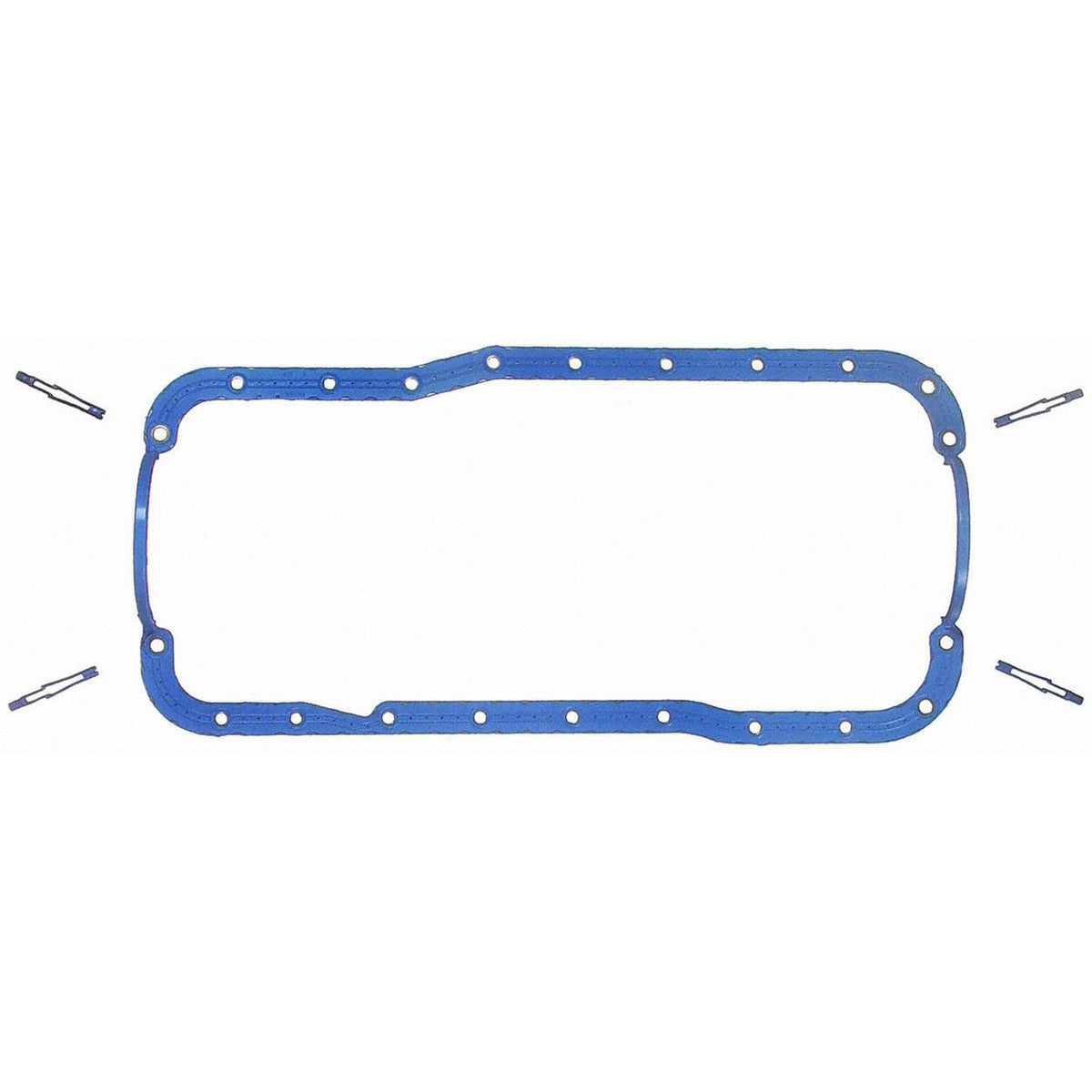 Sump Gasket Set Molded Rubber Ford 5.0L 5.6L EFI Windsor 1988 - 02 FPOS34508R - Fel - Pro - Sump & Oil Pan Gaskets - Fel - Pro