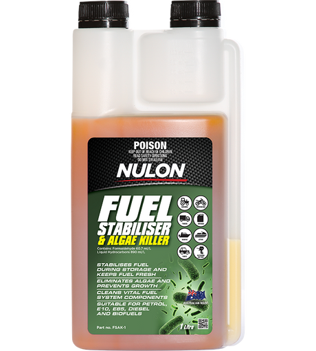 Fuel Stabiliser & Algae Killer 1L - Nulon