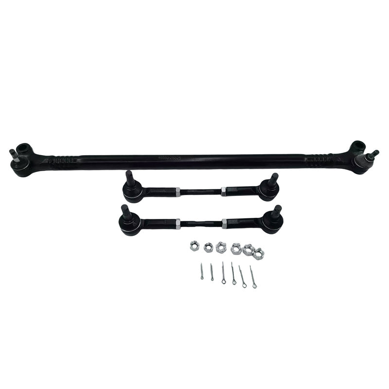 Front Steering Drag Link Tie Rod End + Sway Bar Link Fit For Nissan Navara D22 4WD 1997-2005 FSKIT-NS003 - Machter