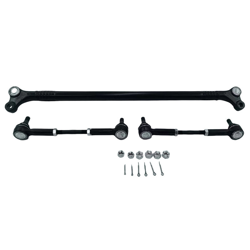Front Steering Drag Link Tie Rod End + Sway Bar Link Fit For Nissan Navara D22 4WD 1997-2005 - Machter