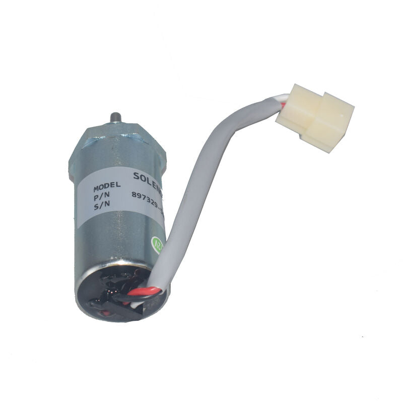 Fuel Shut Off Solenoid Fit For Isuzu Engines 3LD1 3LD2 4LE1 3LB1 897329-5680 12V FSOS-IS001 - Machter