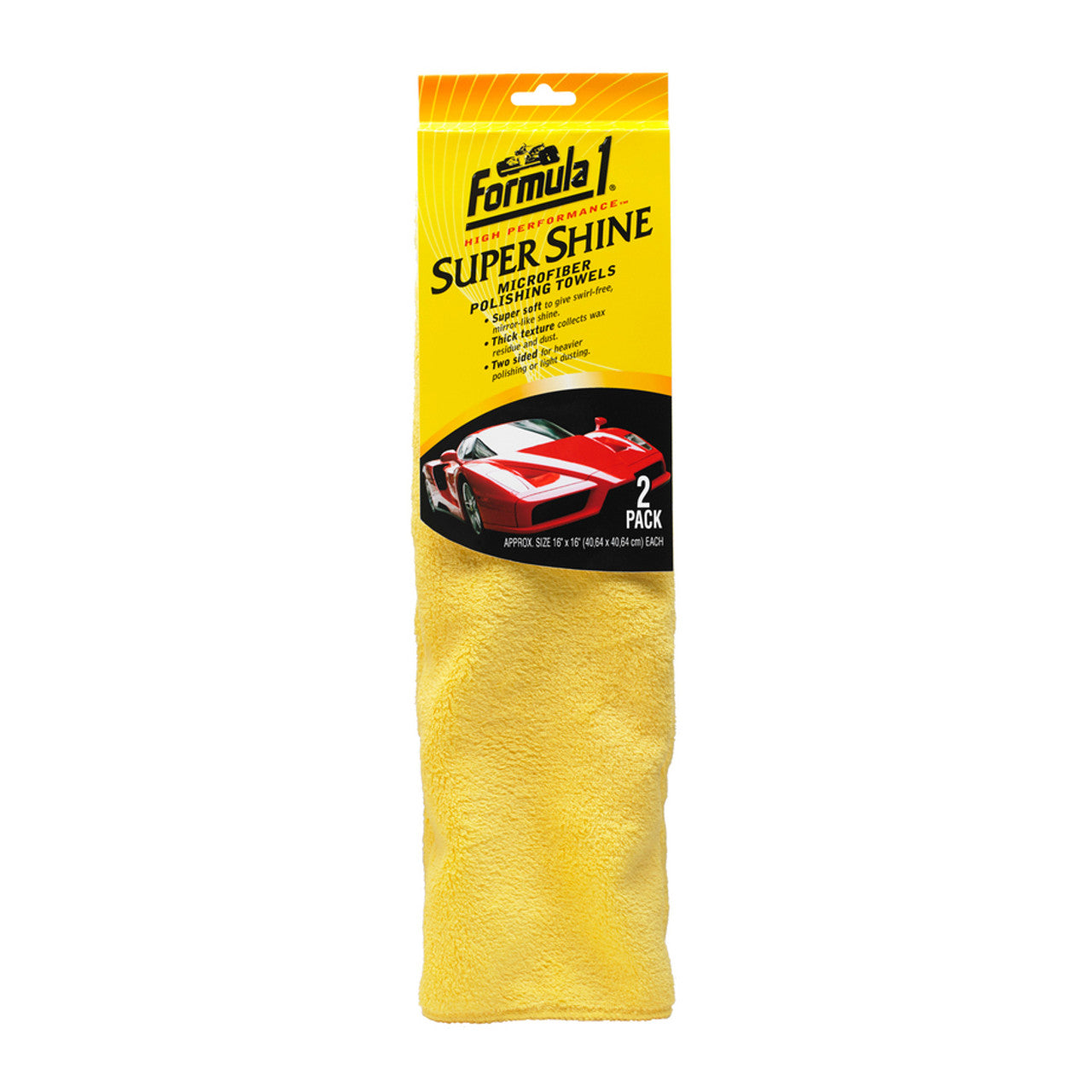 Super Shine Microfiber Polishing Towels 40.64 x 6.64cm - Formula 1
