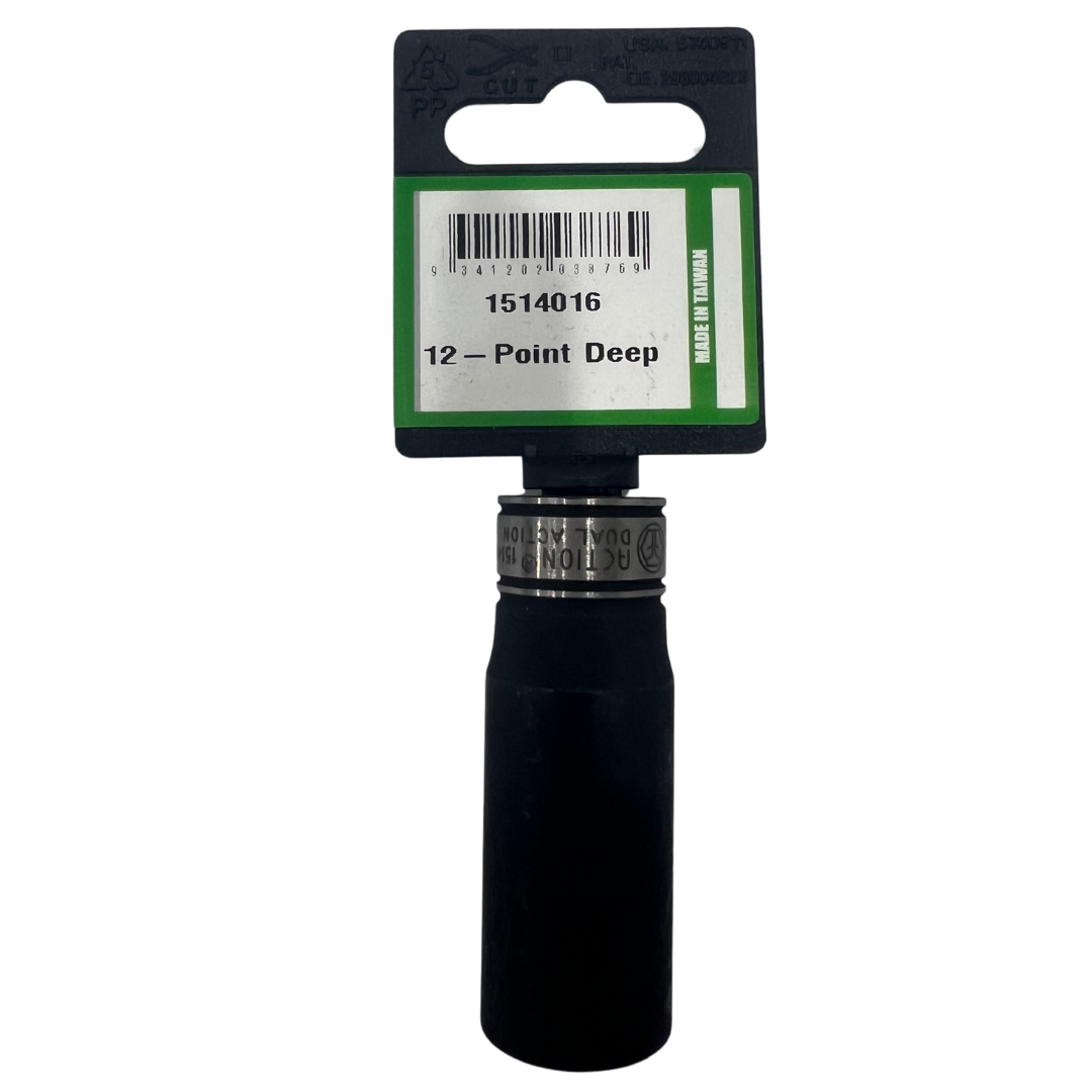 Muti-Purpose Sockets 3/8" Drive 16mm Point Deep - Dual Action