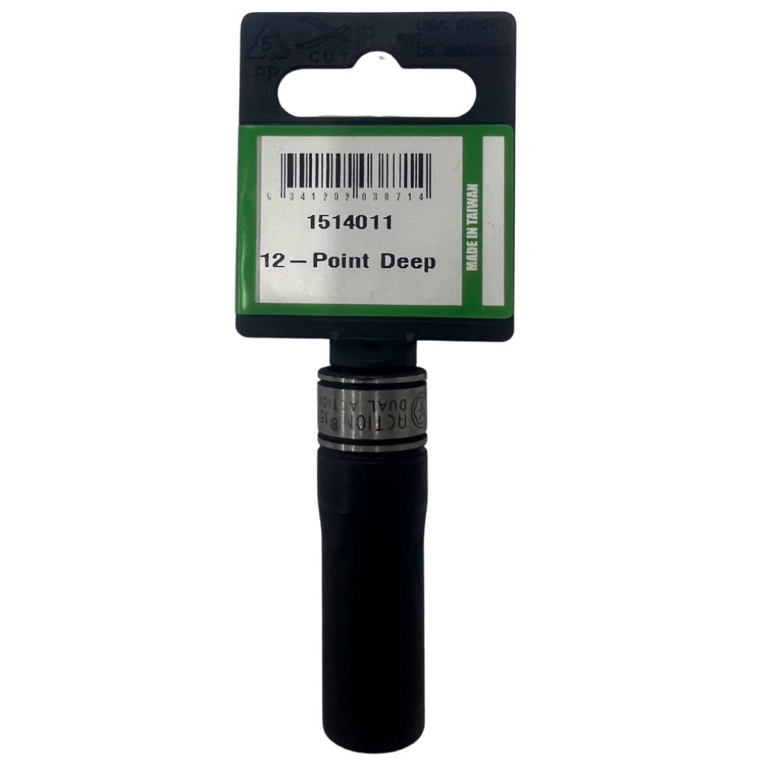 Muti-Purpose Socket 3/8" Drive 11mm Point Deep - Dual Action