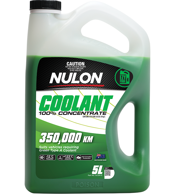 Green Coolant 100% Concentrate 5L - Nulon