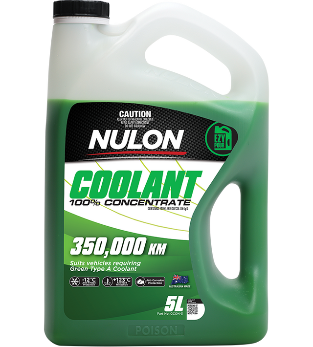 Green Coolant 100% Concentrate 5L - Nulon