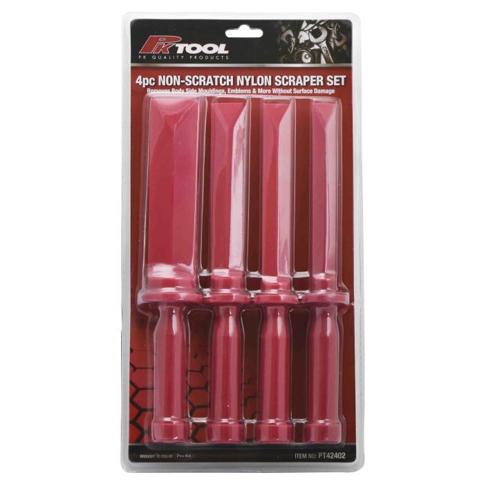 4 Piece Non-Scratch Nylon Scraper Set - PKTool