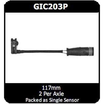 Disc Brake Electronic Wear Sensor GIC203P - Protex | Universal Auto Spares