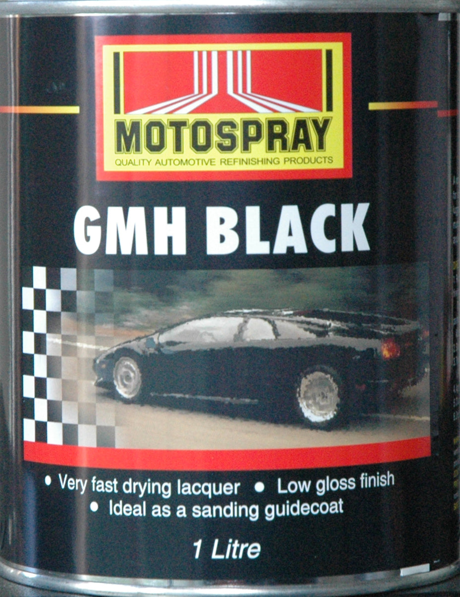 GMH Holden Flat Black Sanding Guide Coat 1L - Motospray