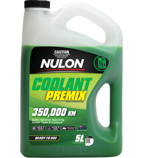 Green Coolant Premix 5L - Nulon