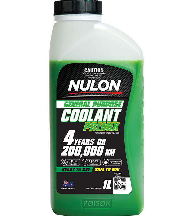 Green General Purpose Coolant Premix - Nulon 1L