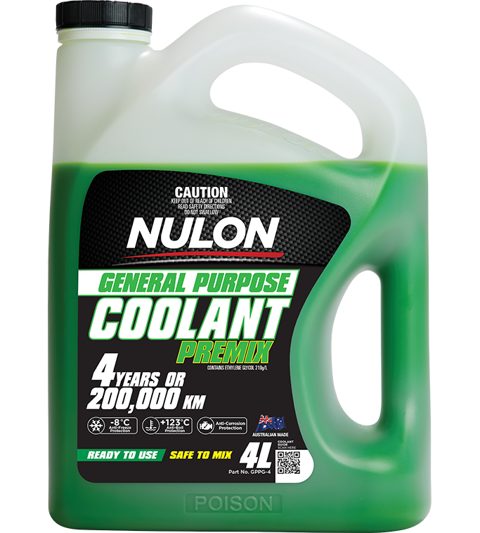 Green General Purpose Coolant Premix - Nulon | Universal Auto Spares