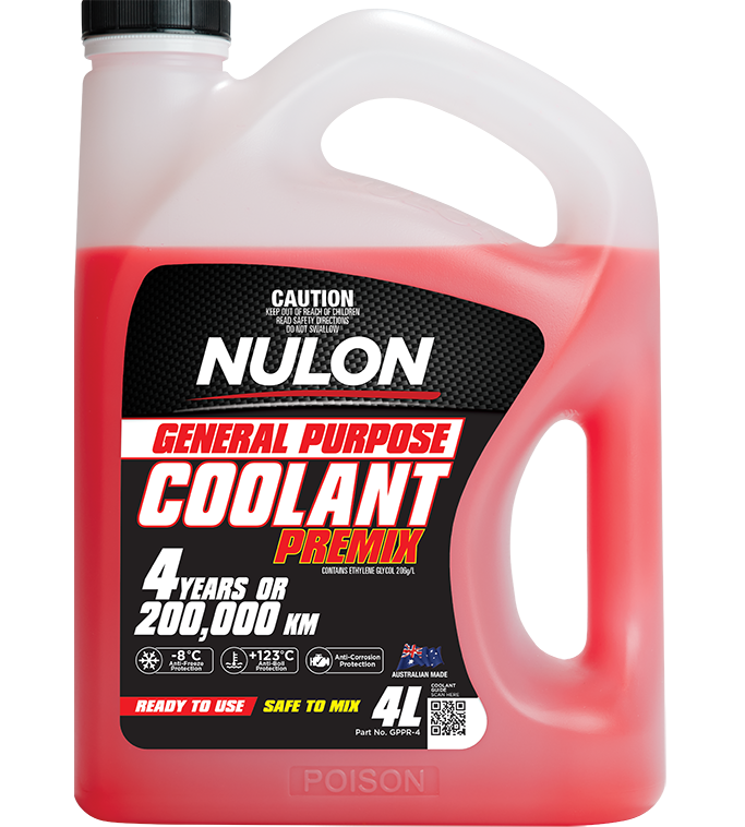 Red General Purpose Coolant Premix - Nulon | Universal Auto Spares