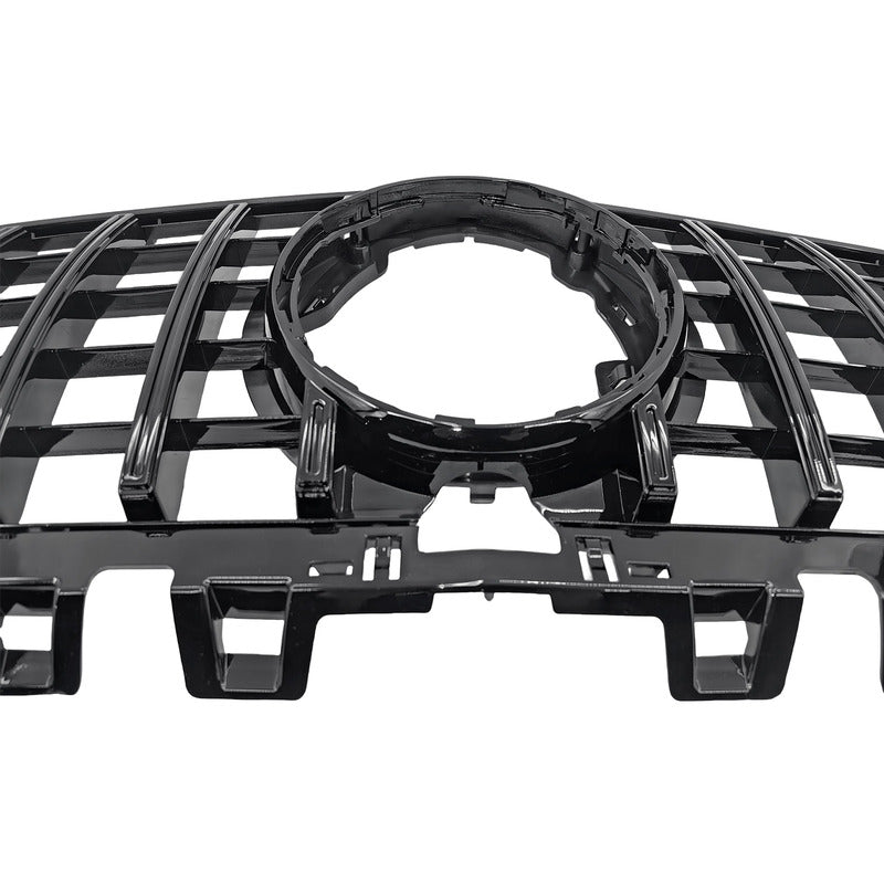 Black GT Bumper Grille Fit For Mercedes Benz A-Class W177 V177 A180 250 A35 Fit With Camera Hole Only GRILLE-BEN007 - Machter