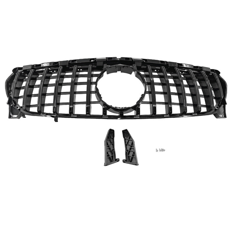 Black Bumper Grille Fit For Mercedes CLA-Class C117 X117 & AMG CLA45 2013-2019 GRILLE-BEN010 - Machter