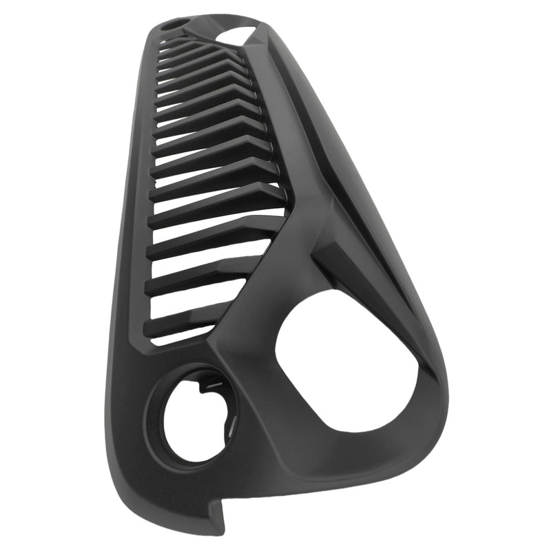 Black Front Grille Fit For Jeep Wrangler JK Unlimited 2007-2018 GRILLE-JP002 - Machter