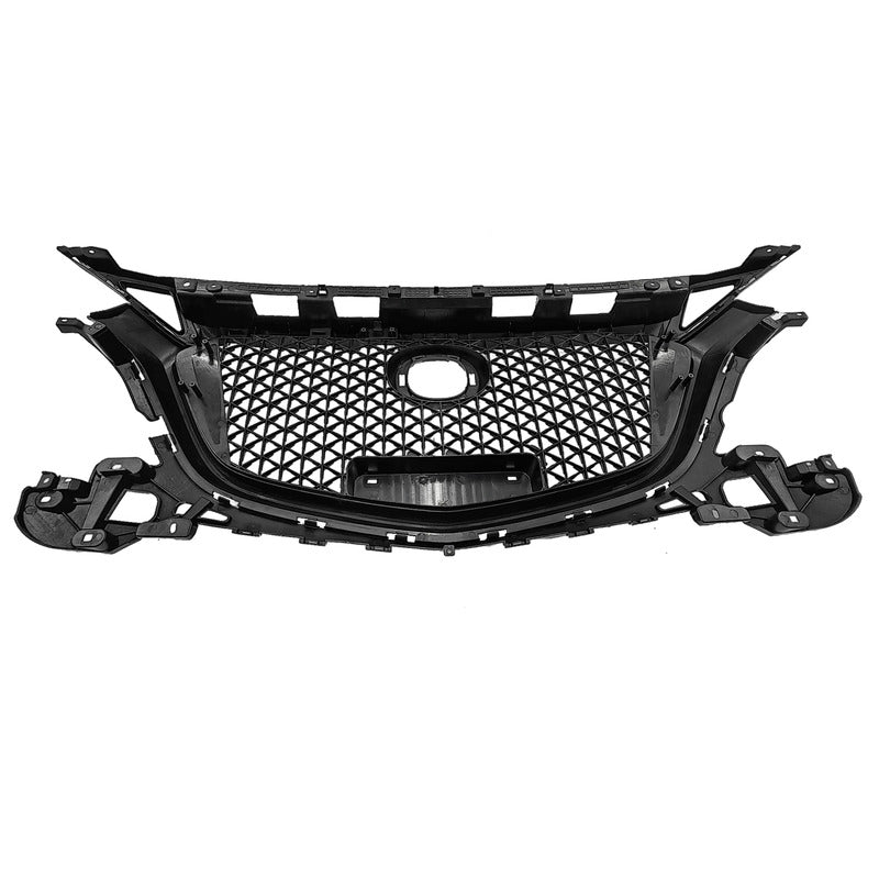 Black Front Bumper Grill Upper Grille Cover Fit For Mazda 3 Axela 2017-2018 GRILLE-MA001 - Machter