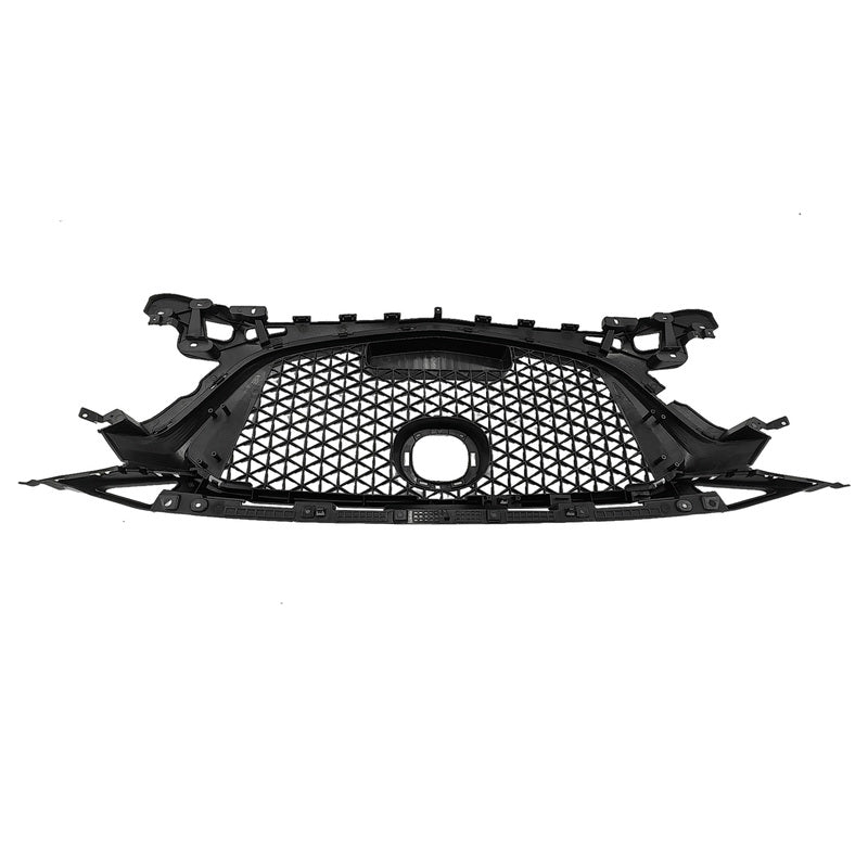 Black Front Bumper Grill Upper Grille Cover Fit For Mazda 3 Axela 2017-2018 GRILLE-MA001 - Machter