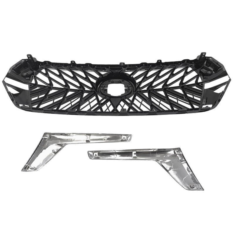 Chrome Black Grille Fit For Toyota Landcruiser 200 Series 2016-2021 GRILLE-TA013 - Machter